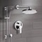 Chrome Shower System with 8